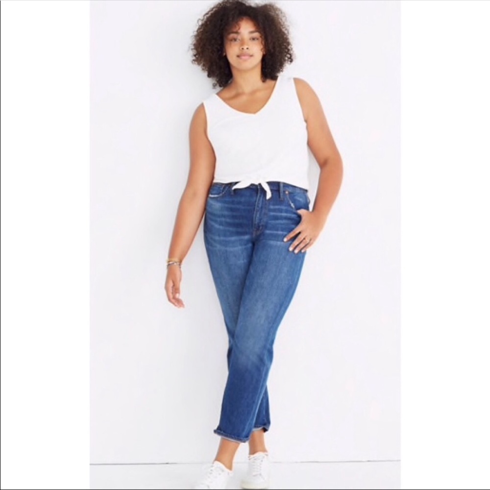 Madewell Size 32 High-Rise Slim Boy Jeans